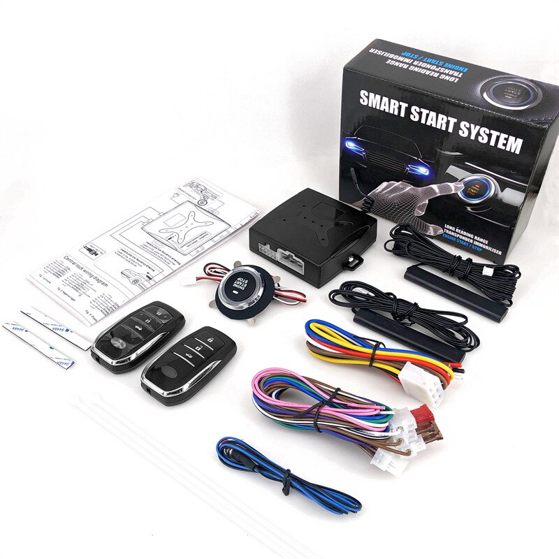12V Car SUV Keyless Entry System Engine Start Alarm System Push One-button Start System Remote Starter Stop Car Accessories: For X7