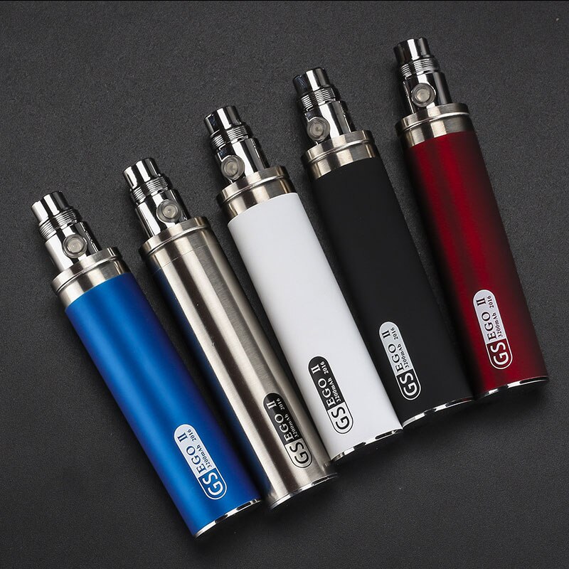 Original GS EGO II 2200mAh Battery Electronic Cigarette Vaporizer fill 2200/3200 Battery for 510 CE4 MT3 GS H2 Atomizers Vape