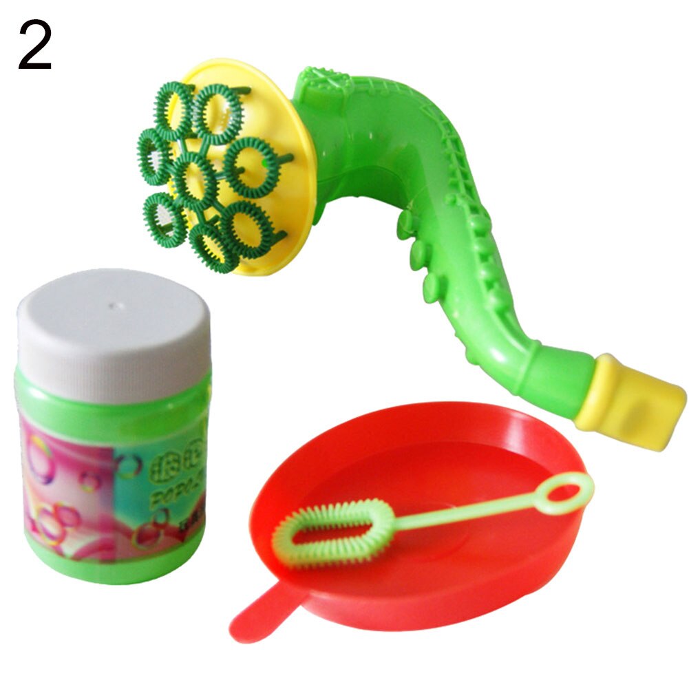 1 Stck freundlicher Wasser Blasen Spielzeug Saxophon bilden freundlicher freundlicher Draußen blasiert Seife blasiert Hersteller Gebläse Maschine Blasen Spielzeug: Sax Blase Gebläse