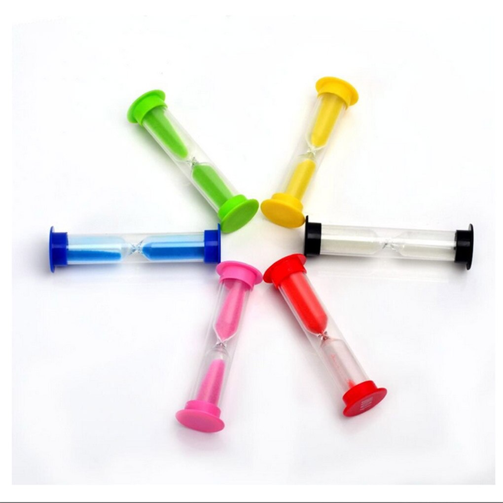Plastic Glass Hourglass Timer Set 30s 1min 2min 3min 5min 10min Children Learning Time Supply Ornaments
