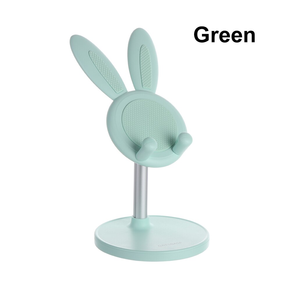 Universal Rabbit Ears Phone Holder Adjustable Aluminum Alloy Tablet Stand Telescopic Desktop Rack Mobile Phone Accessories: Rabbit Ears 1