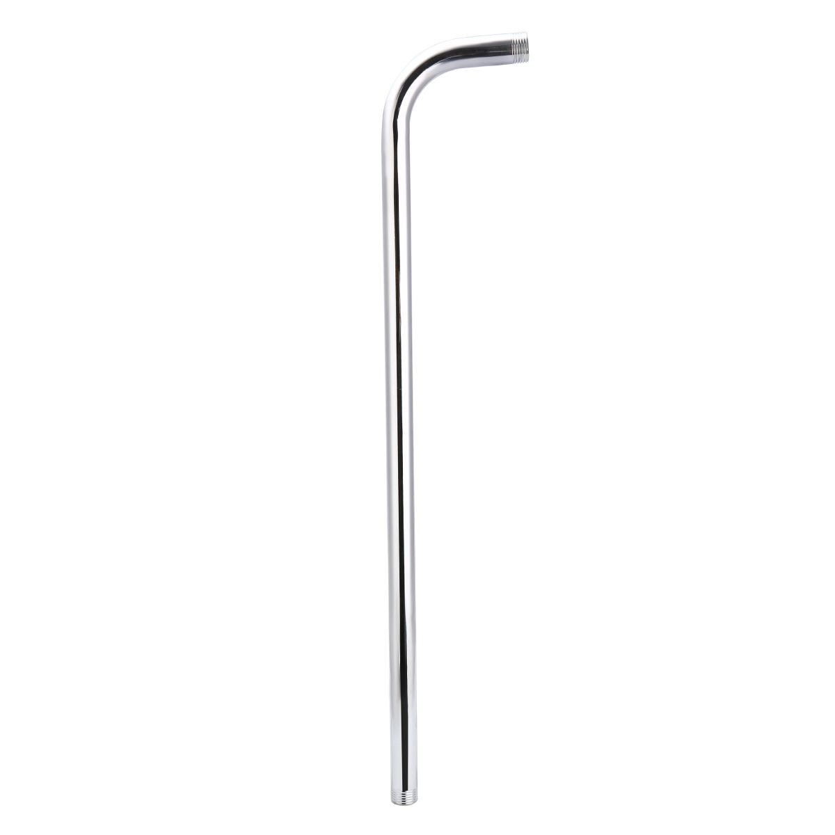 60cm Stainless Steel Shower Arm Wall Mounted Extension Rain Shower Head Arm Bracket Install Easy For Bathroom Use