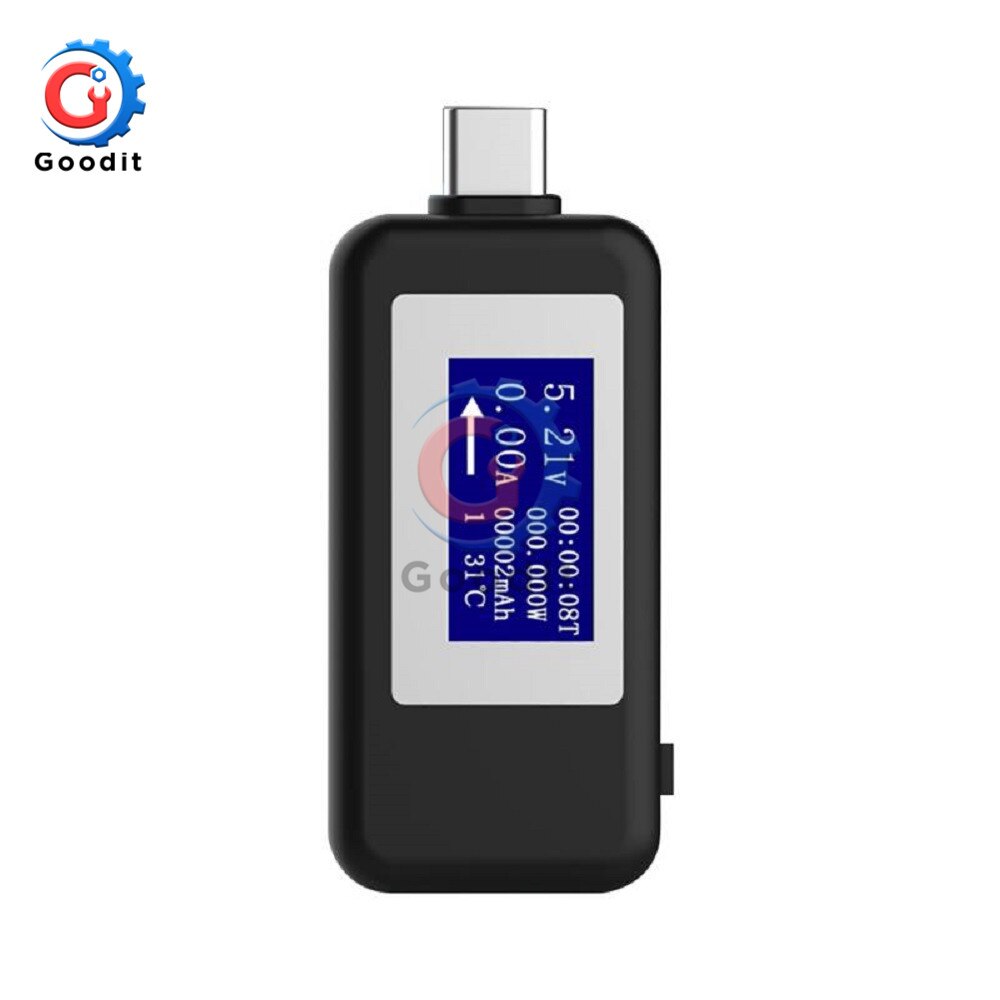 5V 9V 12V 24V 30V USB-Tester Typ C LCD Digital Stroms pannung Ladegerät Kapazitäts tester USB-Ladegerät Arzt Leistungs messer Voltmeter
