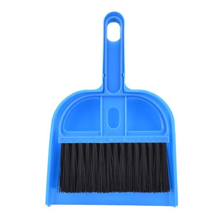 Cleaning Kit Stoffer Bezem Sweep Kit voor Huisdieren Hamsters Kleine Huisdieren chinchilla cavia: Blue