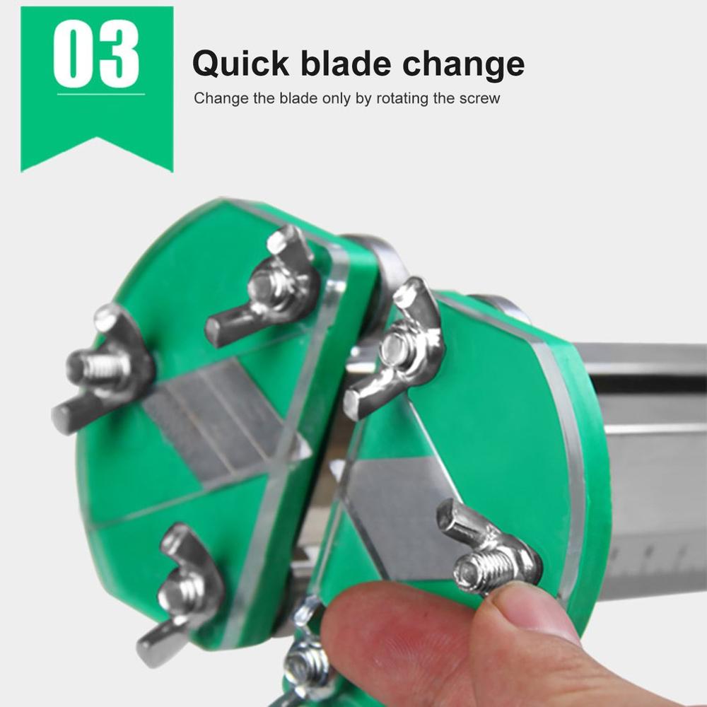 Manual Portable Gypsum Board Cutter Stainless Steel Woodworking Hand Push Drywall Cutting Artifact Tools