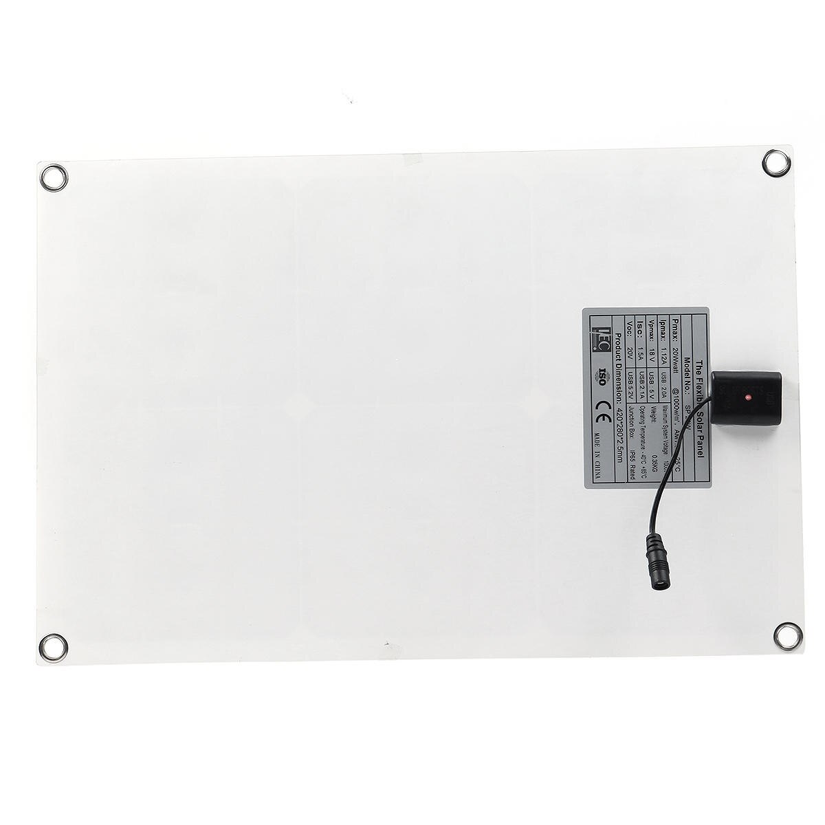 18V Solar Panel 100W Portable Smartphones Power Bank for Outdoor Camping Boat Battery Chargers Cells Solar Panel Kit Complete