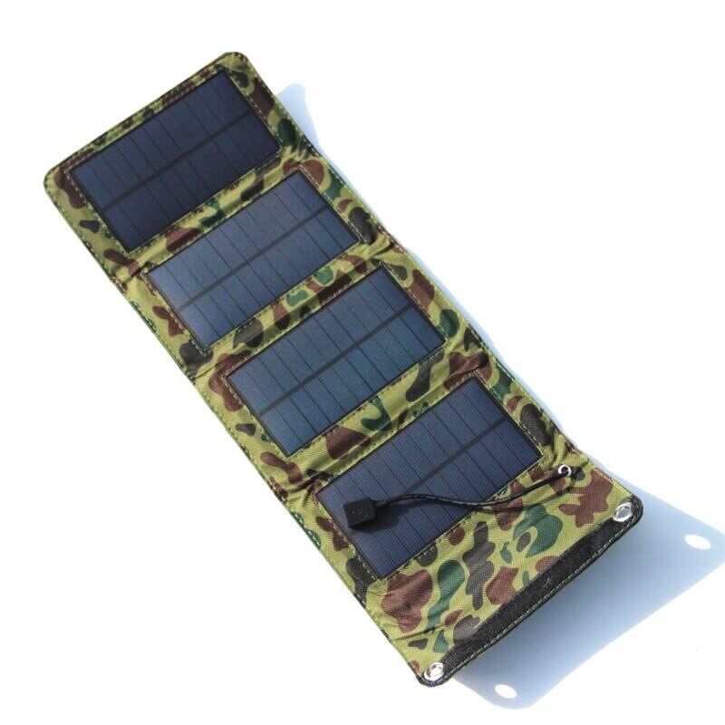 solar panels charger 5.5V/1290mA 7W four panel DIY solar charge battery cable USB output solar panel