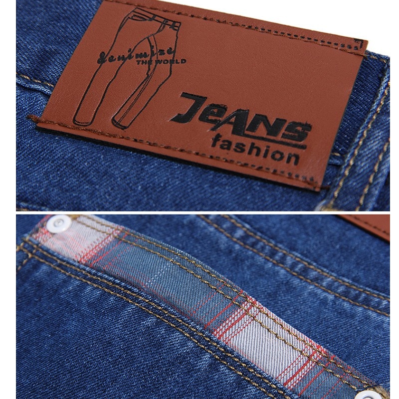 Fyra säsonger stil herr casual slim fit byxor herr jeans klassiska denim skinny jeans herr