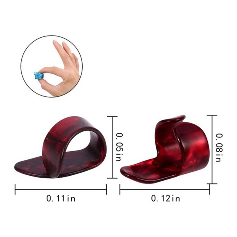 45 Stck Gitarre Zubehör, 17 Finger wählt Daumen wählt, 20 gitarre wählt und 8 Gitarre Finger Protektoren für Akustische Gitarre
