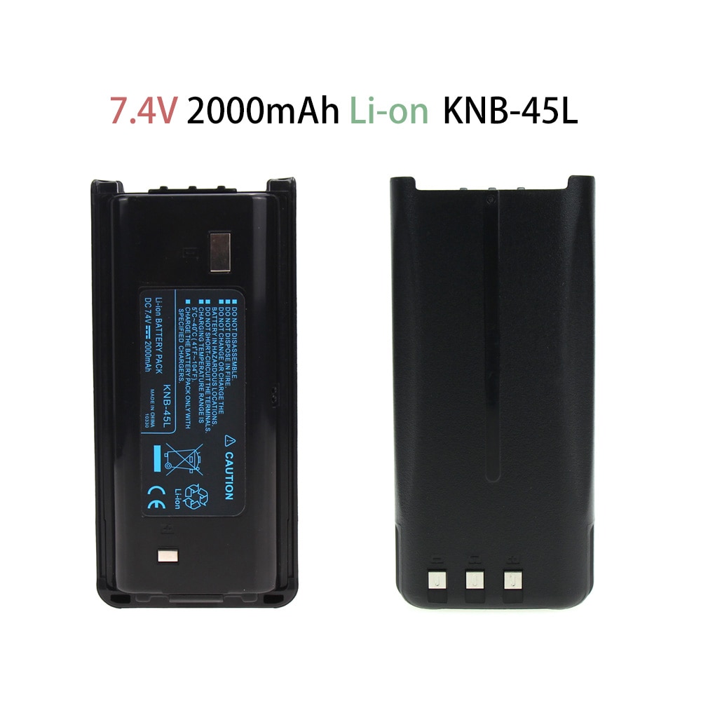 2000 Mah Li-Ion Batterij Voor Kenwood KNB-45L TK-2207 TK-3207 TK-2312 TK-3312
