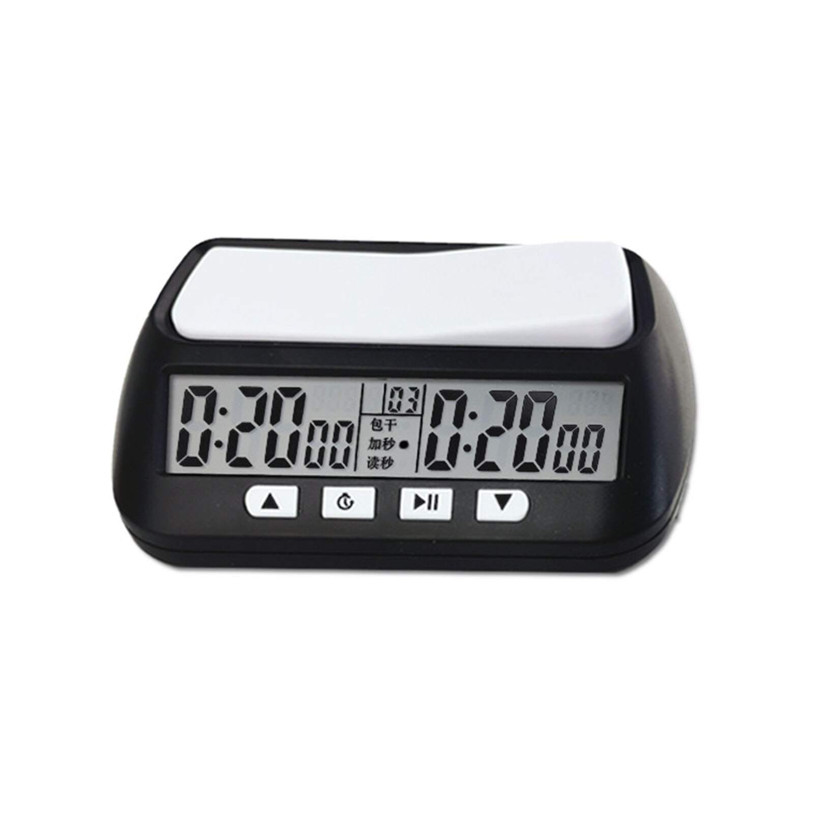 Chess Clock Board Games Digital Watch Count Up Down Timer Digital Chess Timer With Alarm Function Competition Board Game Clock: B