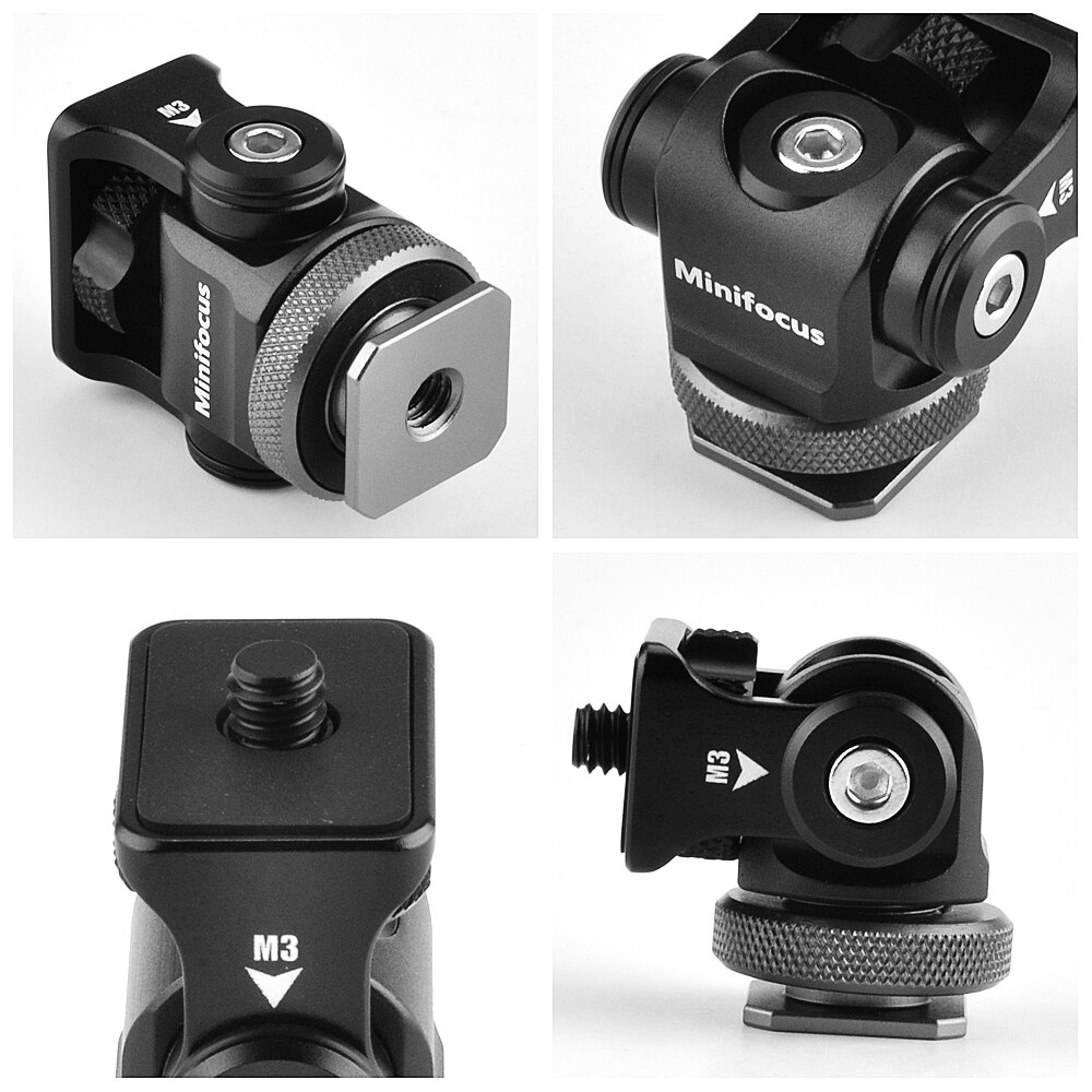 Veld Monitor Mount Houder Tilt 176 Graden Swivel 360 Graden Beugel Voor Camera 5 /7Inch Monitor Koude Schoen mount Houder