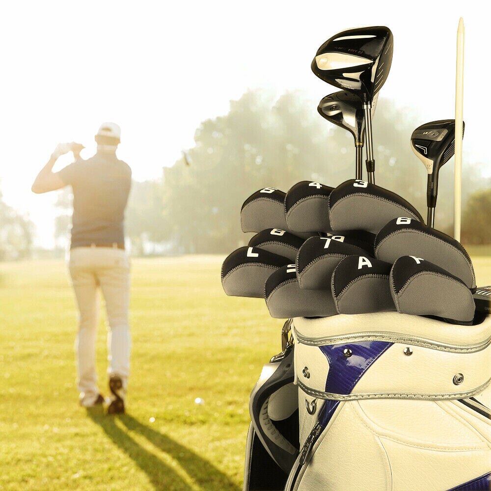 11PCS Golf Iron Headcovers Club Head Covers for Cobra 4-LW Golf Accessories