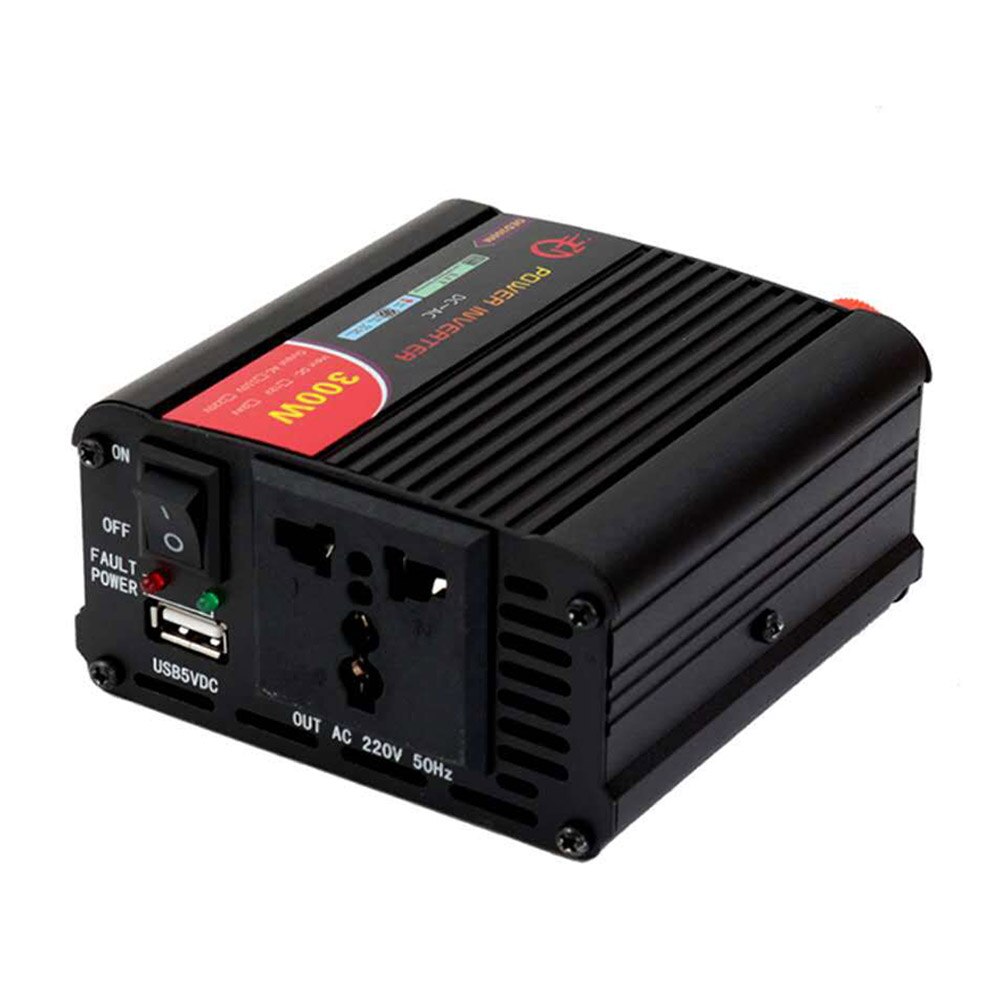 300w power inverter konverter  dc 12v to 220v ac biler inverter med bil adapter