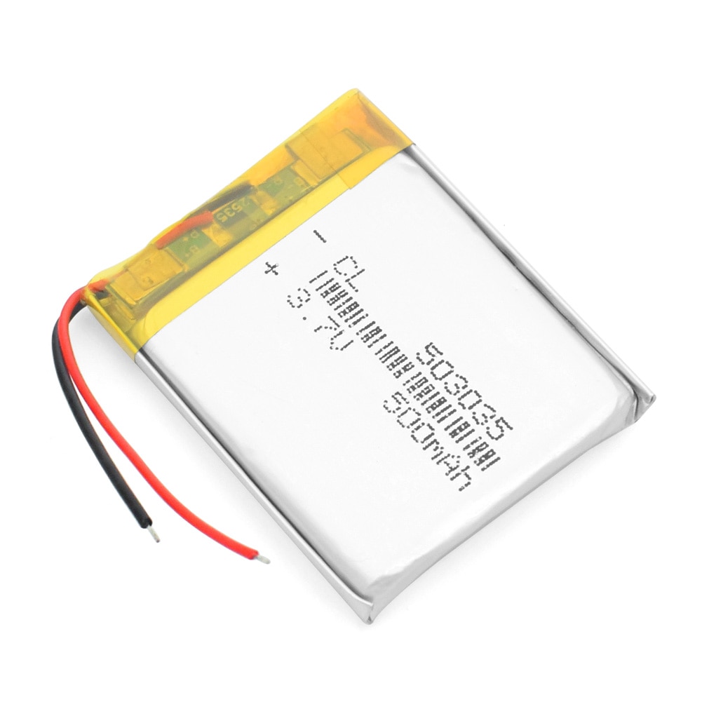 Batterie Li-Po 3.7V 530mAh 503035 - Avec Connecteur JST PH1.25-2P Pour Projets DIY