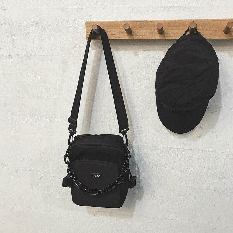 brand couple shoulder bag ins small bag girl bag messenger bag casual all-match Japanese diagonal shoulder bag: Default Title