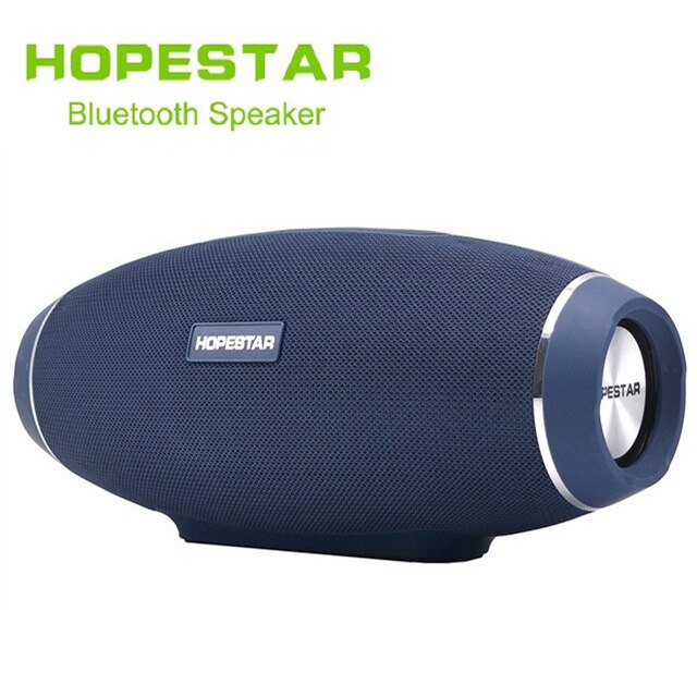 HOPESTAR H20 haut-parleur portable sans fil 30W IPX5 étanche extérieure Super basse avec batterie 6000mAh batterie externe USB TF AUX Mobile: Navy blue