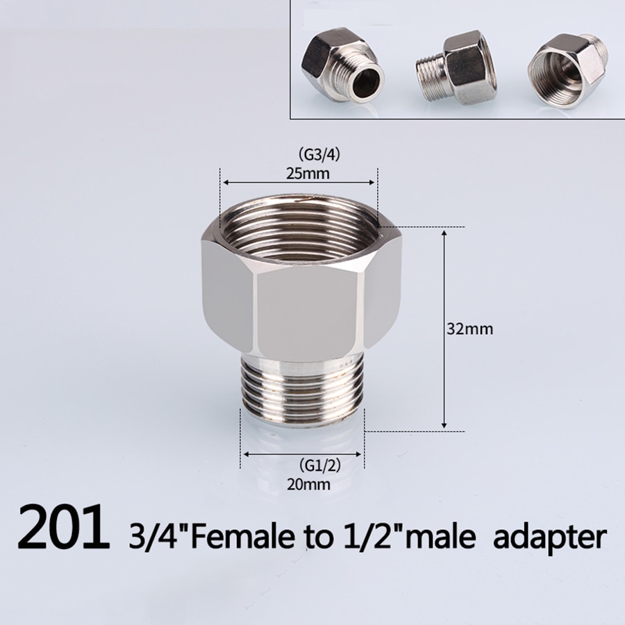 1/2" 3/4" BSP Female Male Thread Tee Type Reducing Stainless steel Elbow Butt joint adapter Adapter Coupler Plumbing fittings