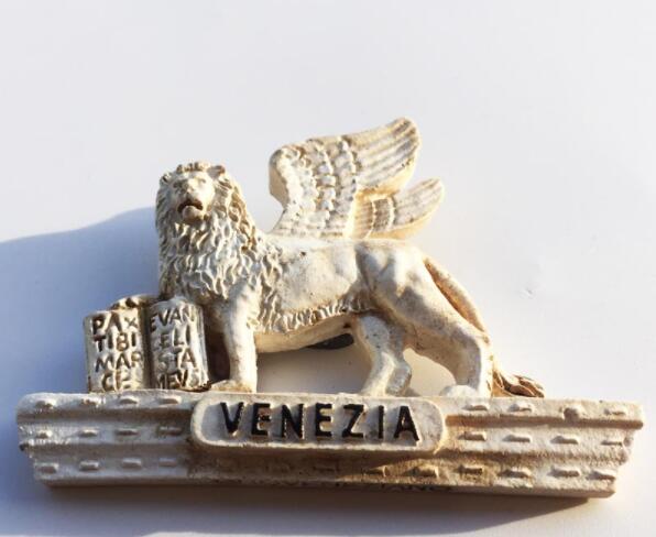 1Pcs Venice Italy Tourist Travel Souvenir 3D Resin Decorative Fridge Magnet Stickers Craft Piazza Venezia