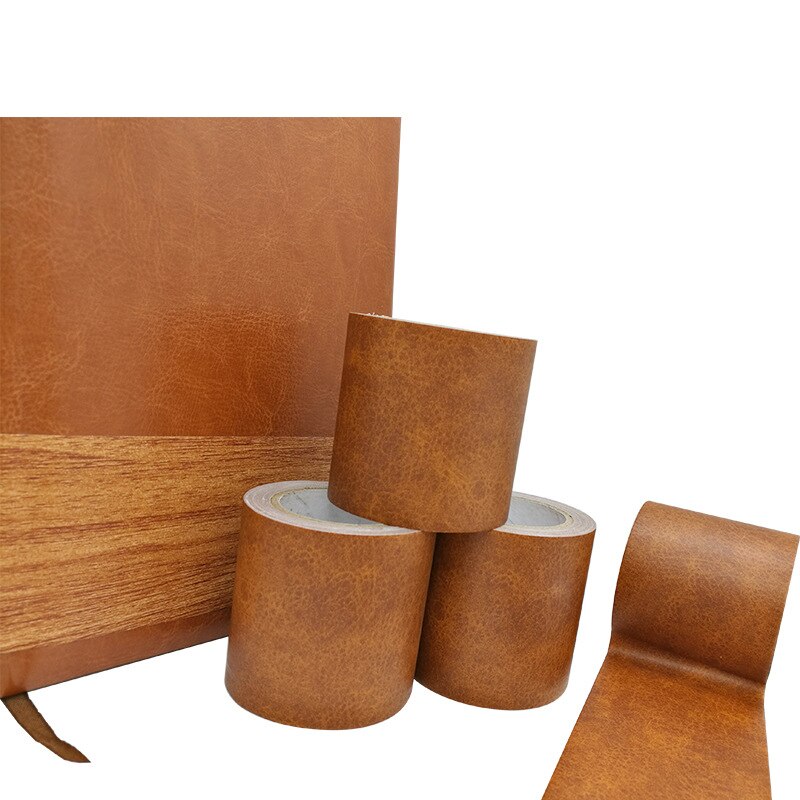 Self Adhesive Fix Patch Leather Wood Grain Tape Sofa Furniture Baseboard Repair Subsidies PU Fabric Stickers PU Leather Patches: 03 Leather