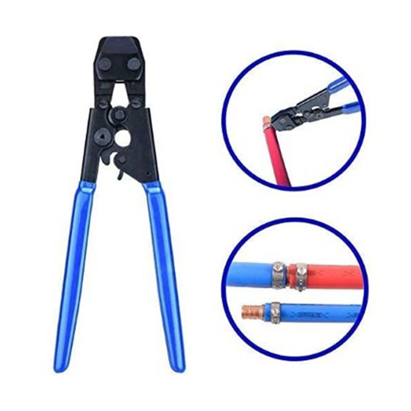 PEX Crimping Tools Cinch Clamp Tools for Fastening Stainless Clamps Sizes From 3/8-Inch-1-Inch with Clamps(30Pcs)