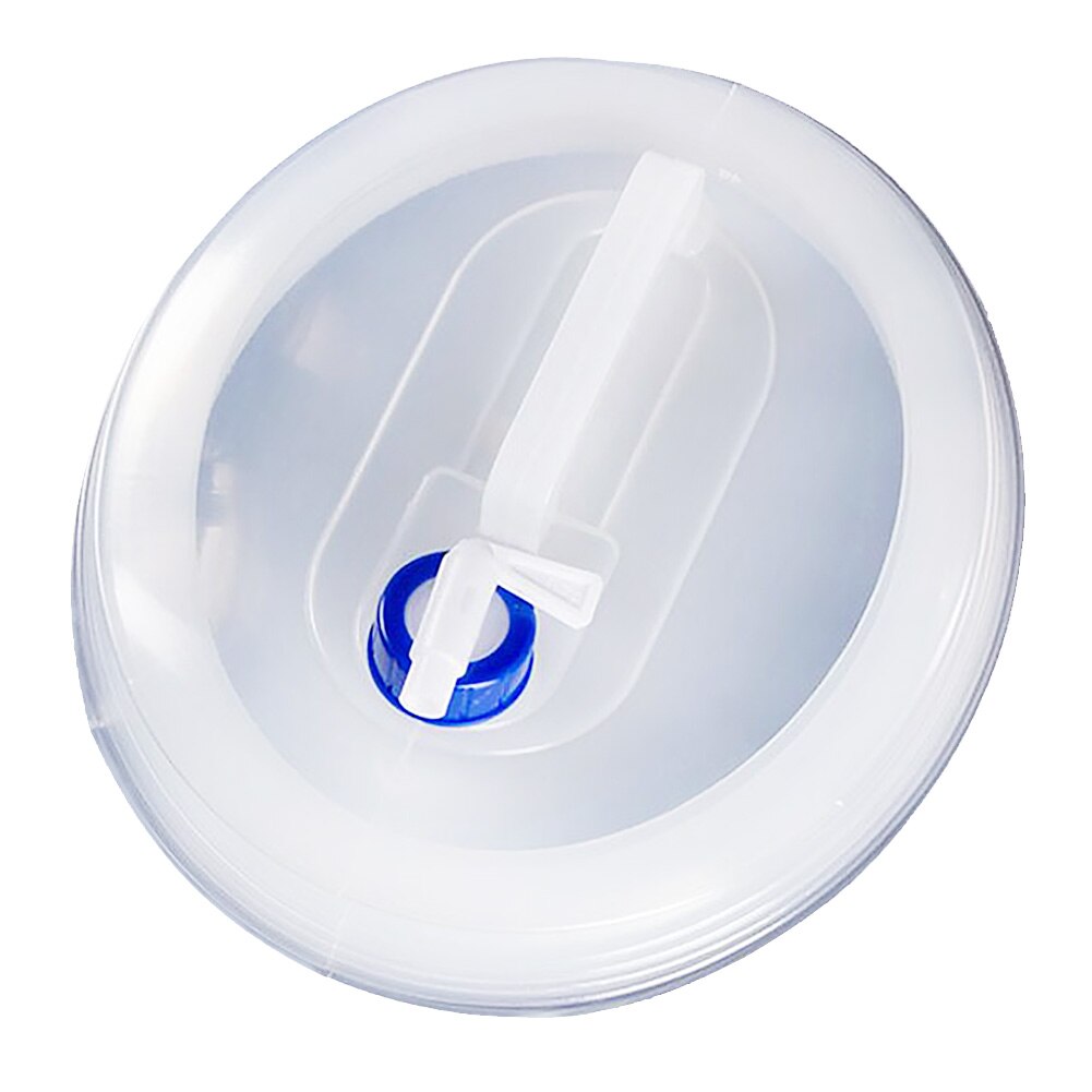 Lightweight Transparent Water Containers Outdoor Accessories With Tap Collapsible Bucket Portable Hiking Camping