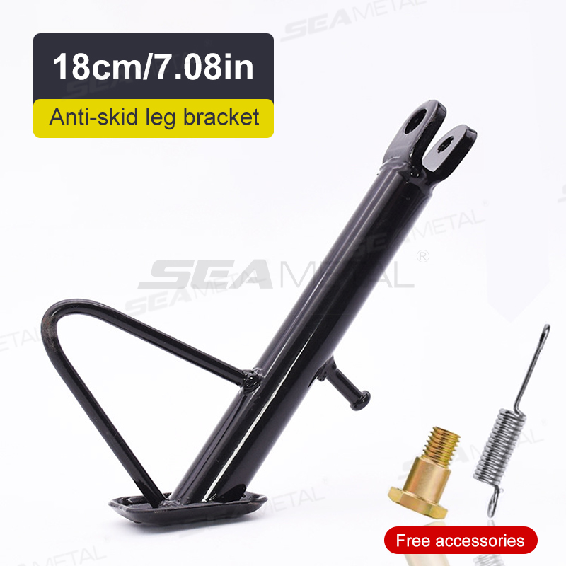 SEAMETAL Cavalletto per moto Cavalletto laterale Staffa per piede Supporto per cavalletto laterale per scooter a motore universale Accessori per supporti per moto: Army Green