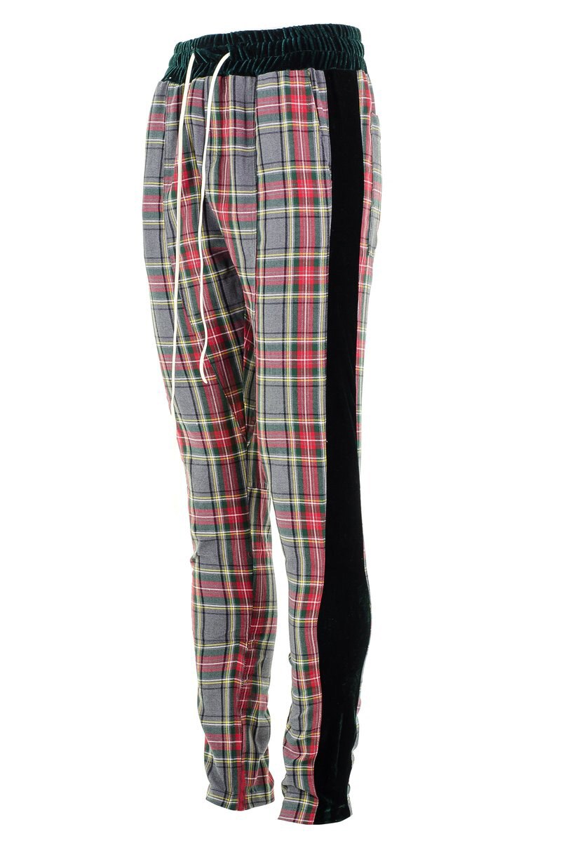 Sportbroeken voor heren, geruite trainingsbroeken, skinny joggingsbroeken, joggingbroeken voor hardloopsporten