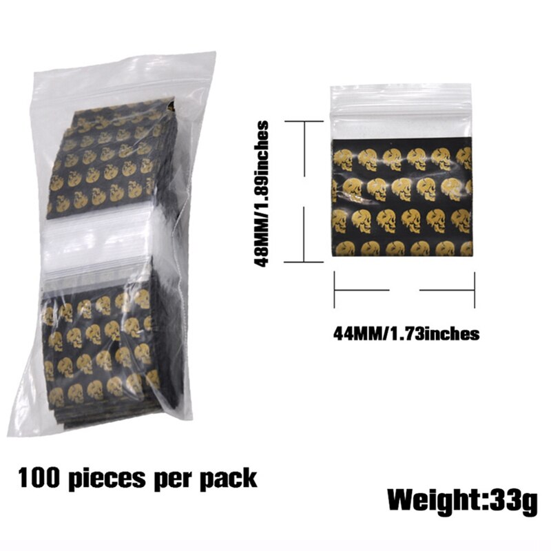 100 stuks plastic zakken bedrukken plastic zakken verpakking ziplock zak