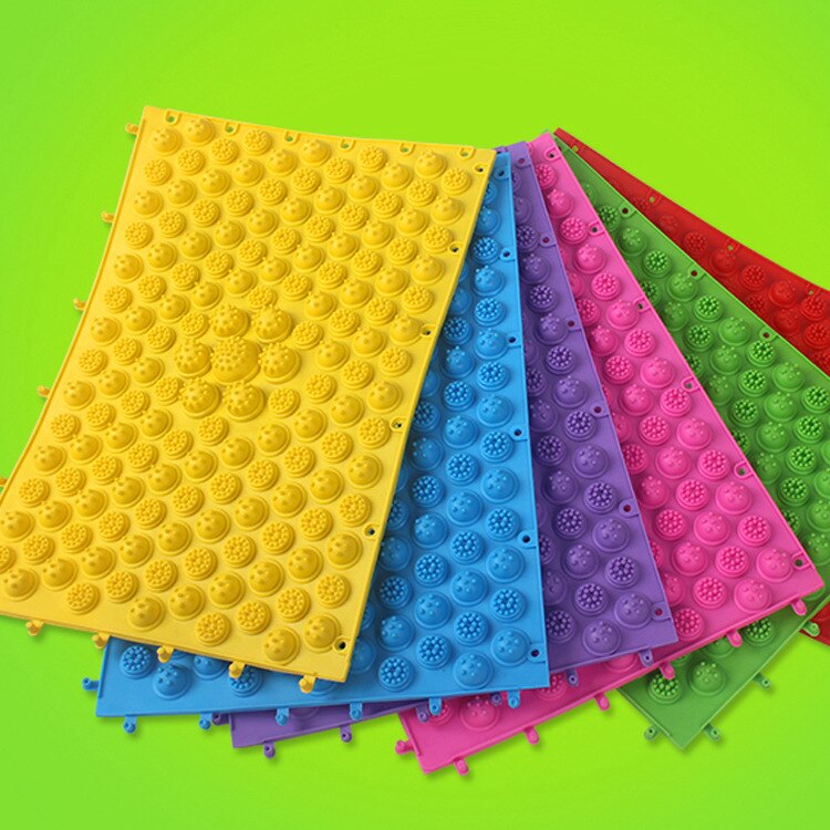 Duurzame Reflexologie Voetmassage Pad Teen Druk Bloedsomloop Plaat Mat Voor Massager Gezondheidszorg Mat Acupressuur