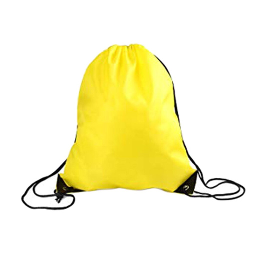 6 Pieces Drawstring Back Pack Cinch Sack Gym Tote Bag School Sport Shoe Bag #D10