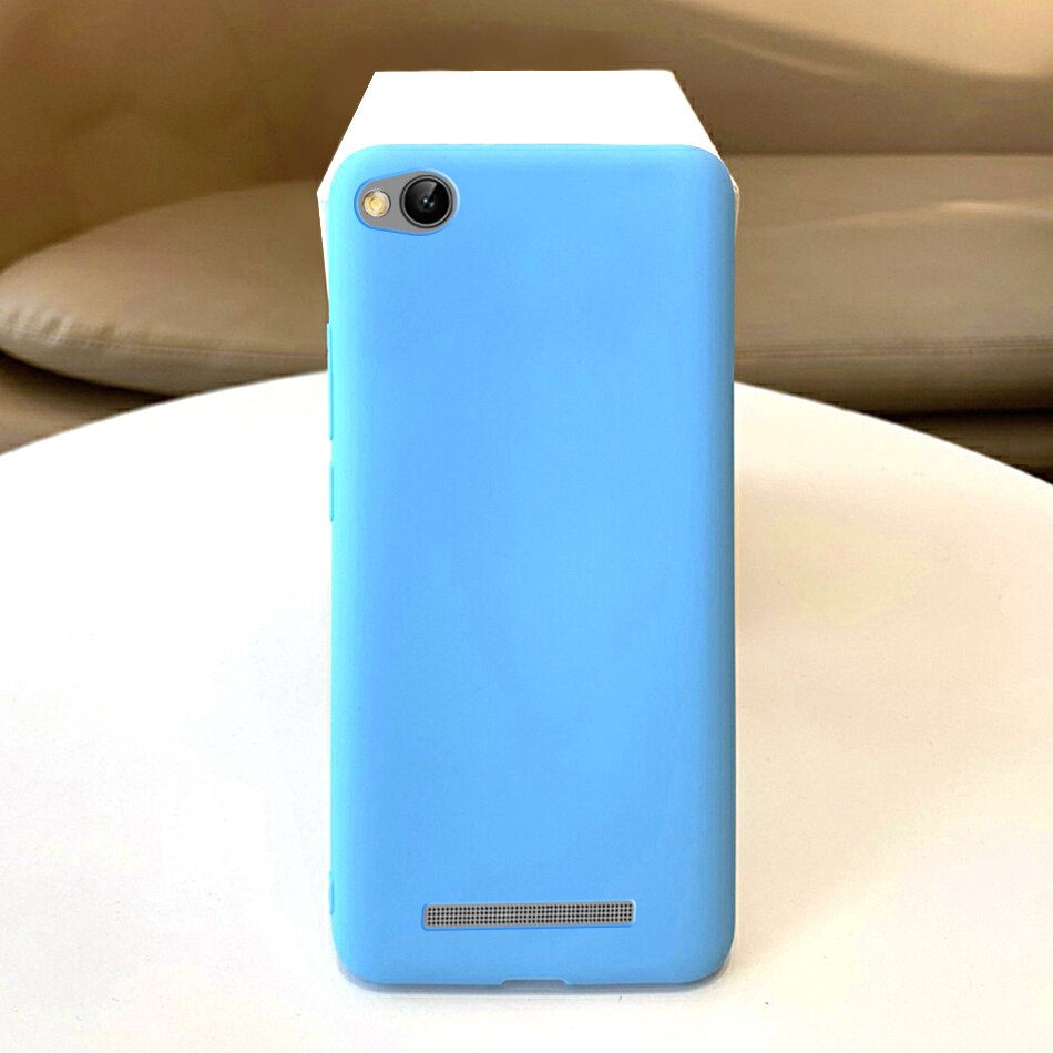 Per Xiaomi Redmi 4A Caso Molle Della Copertura Del Telefono Del Silicone Per Il Caso di Xiaomi Redmi 4A a4 4 UNA Copertura Posteriore Coque fonda Redmi4a Redmi 4A Custodie: Sky Blue