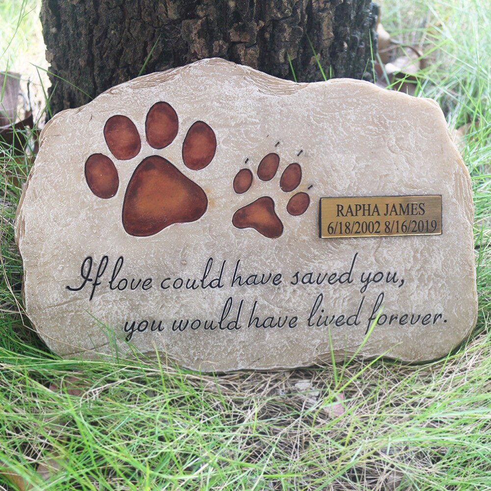 Pet Dog Memorial Stone Dog Garden Stones Grave Markers Dog Memorial