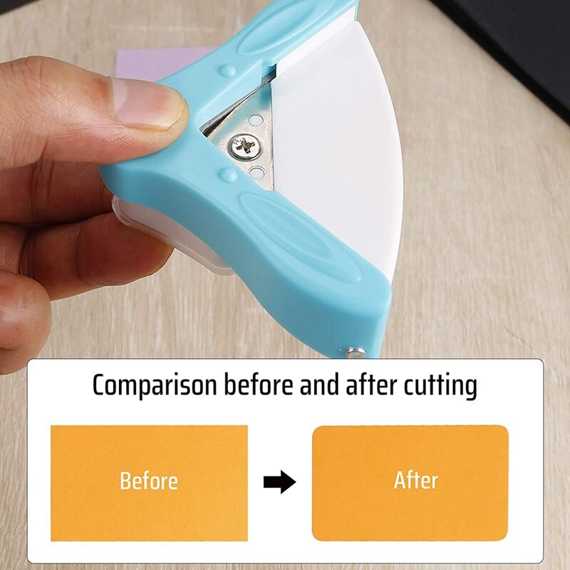 R5 5 Mm Corner Round Punch, Rounded Corner Cutter with Shelf, for Paper, Scrapbook, Name Cards, DIY Tools