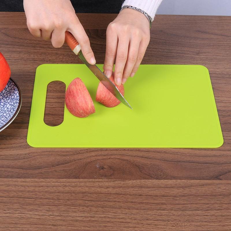 Plastic Non Slip Anti Bacterium Cutting Board Food Slice Cut Chopping Block