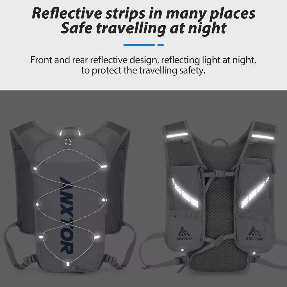 draussen Pfad Laufen 5L Ultraleicht Rucksack Trink Joggen Weste Männer Atmungsaktive Marathon- Fahrrad Tasche Wasser Flasche 500ML/2L