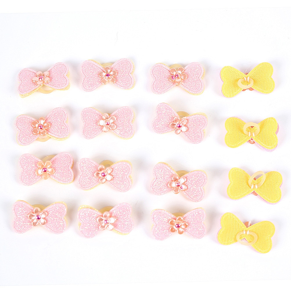 12Pcs Pet Bows Hond Haar Strikken Voor Puppy Yorkshirk Kleine Honden Haaraccessoires Grooming Bows Elastiekjes Hond Bows dierbenodigdheden: AI-21032404C3