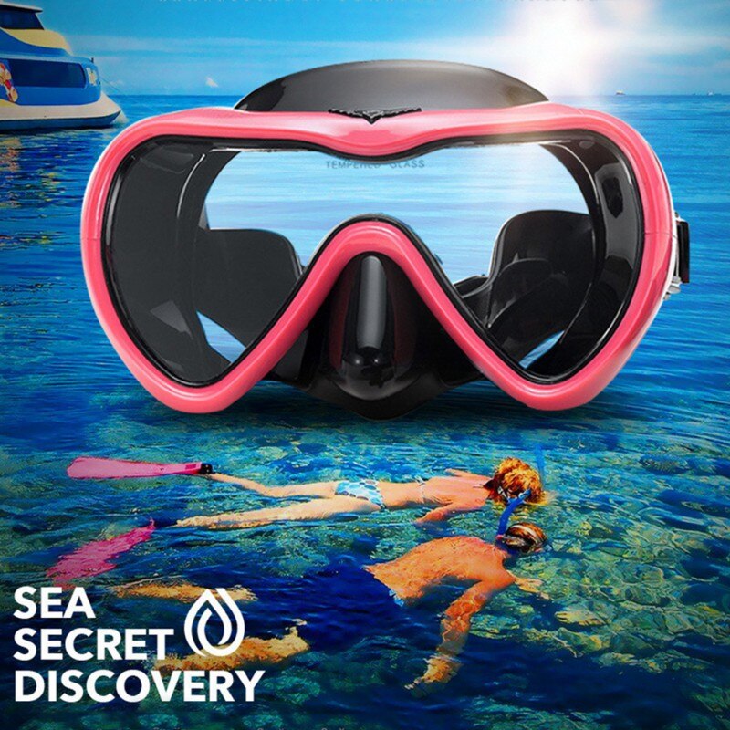 Scuba Diving Glasses Equipment Scuba Full Face Mask Anti-Fog Waterproof Swim Tempered Freediving Goggles