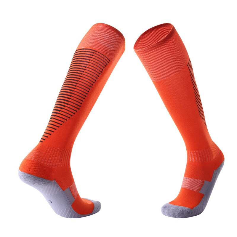 Adult Motocross Socks Non-slip Over The Knee Football Socks Thick Towel Bottom Socks Sweat-absorbent Wear Sports Socks: C1-05