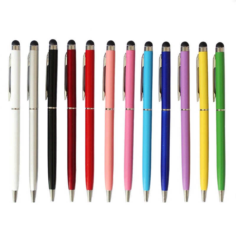 10Pcs Universal Capacitive Stylus Pen Compatible Apple Anroids Phones Laptop PC QJY99