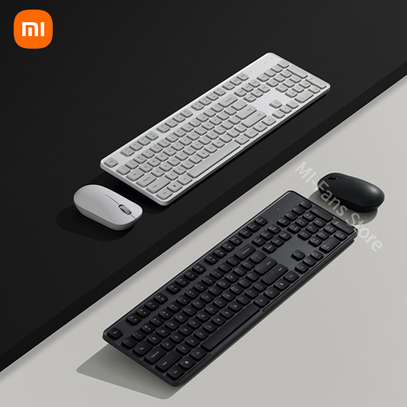 2025 Xiaomi Drahtlose Tastatur Maus Set Combo 3 2,4G Schlank Volle Größe 104 Tasten Stille Für Computer Windows PC Laptop Büro Tablet