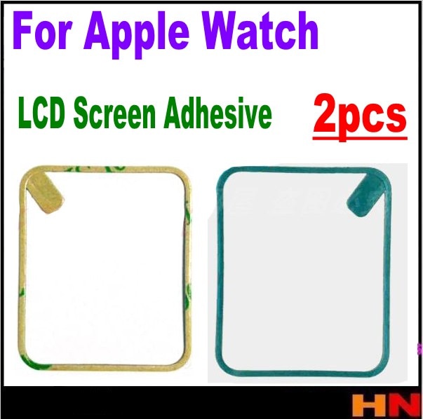 2 pçs display lcd adesivo de tela para apple assistir série 1 2 3 4 38mm 42mm 40mm 44mm