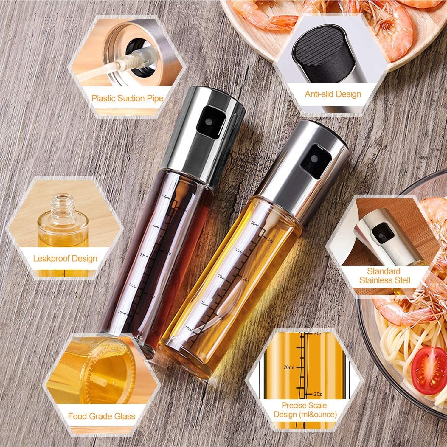 Oil spray bottle pulverizador aceite dispenser sprayer olive kitchen accessories gadget cooking bbq barbacoa tools utensils sets