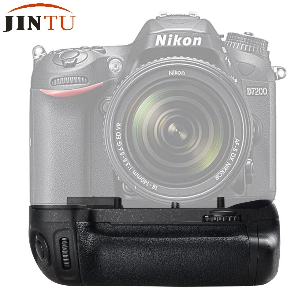 Jintu Vertical Battery Grip Pack Voor Nikon D7100 D7200 Digitale Slr Camera Professionele
