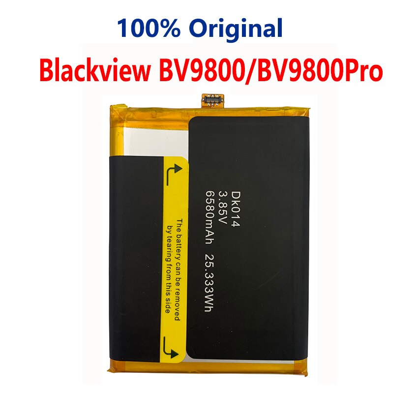 100% Original For Blackview BV5000 BV5500 BV6000 BV6000S BV6800 BV7000 BV8000 BV9000 BV9600 BV9700 BV9800 A20 Pro Phone Battery: BV9800 BV9800Pro