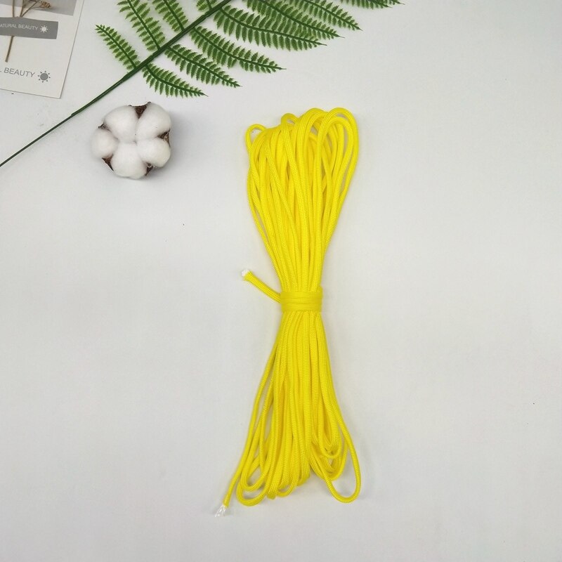 10m/ parti 4mm bredde 7 reb kerne nylon polyester reb klatrebåd sejlline remskive reb tøjsnor overlevelse faldskærmssnor