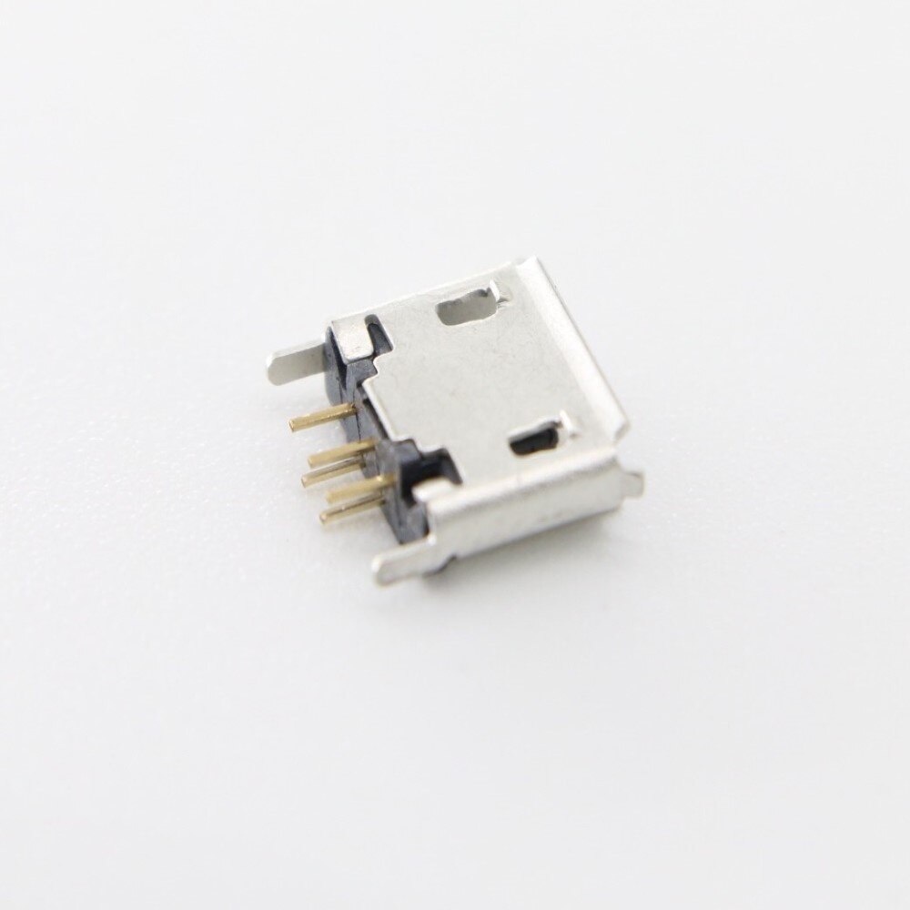 10 Stuks Verticale Micro Usb 5P Vrouwelijke Plug Android Opladen Plug Micro Staart Plug Connector