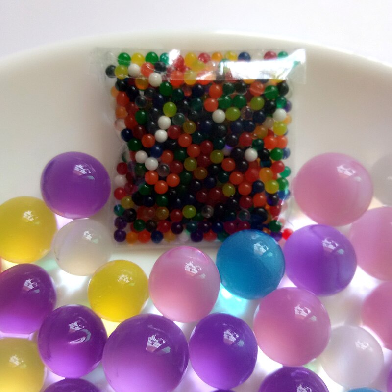 3000 Deeltjes Multi Kleur Kristal Kralen Jelly Kinderen Speelgoed Hydrogel Bal Plantenteelt Ballen Die Groeien In Water: Multi