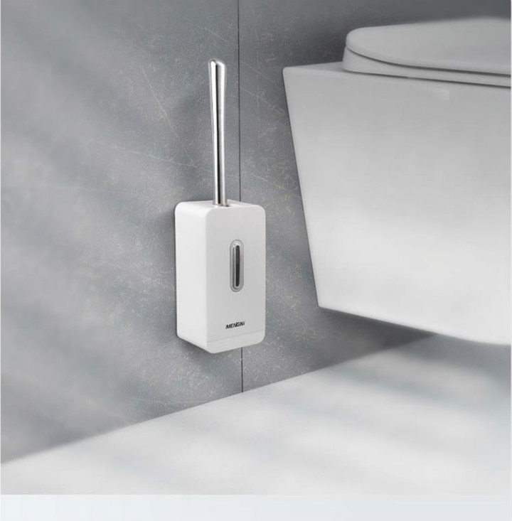 Suction Wall Mounted WC Toilet Brush Set Toilet Brush With Automatic Close Cleaning Brush Antique Toilet Bathroom Accessories