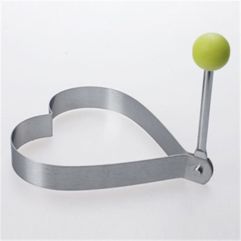 1 Pc oeuf Shaper à la coeur étoile en acier inoxydable oeuf moule cuisine Gadget outils de cuisson: Heart